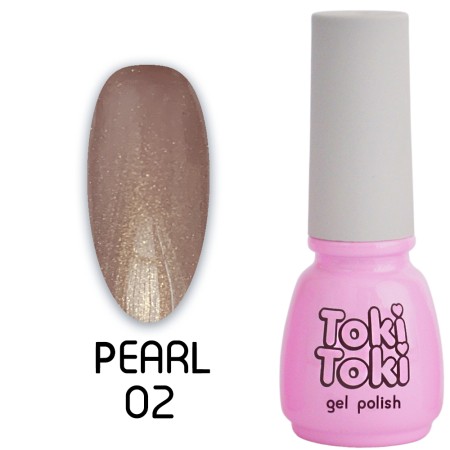 Гель лак Toki-Toki Pearl  №02,  5мл